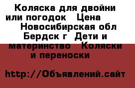 Коляска для двойни или погодок › Цена ­ 11 000 - Новосибирская обл., Бердск г. Дети и материнство » Коляски и переноски   